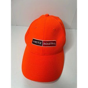 Weitz Industrial Cap America hat orange w/ velcro adjustable strap